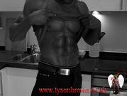 Tyson Brown aka Panther Black Male Stripper For bookings call +447539 885 024